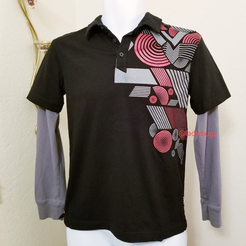 NWOT Polo Shirt, Long Sleeves, Layered Look